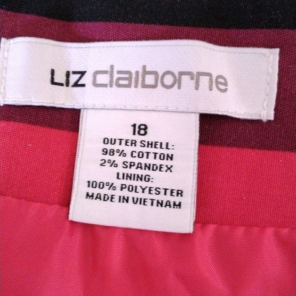 Liz Claiborne Striped Skirt - Picture 5 of 8